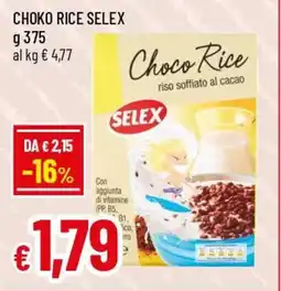 IperFamila Choko rice SELEX offerta