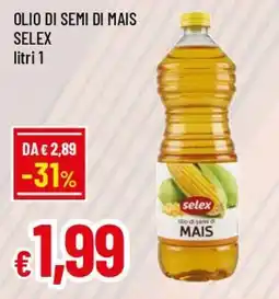 IperFamila Olio di semi di mais SELEX offerta