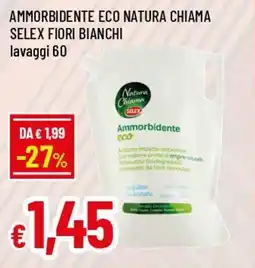 IperFamila Ammorbidente eco natura chiama selex fiori bianchi offerta