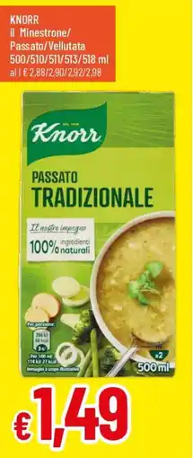 IperFamila KNORR il Minestrone/ Passato/Vellutata offerta