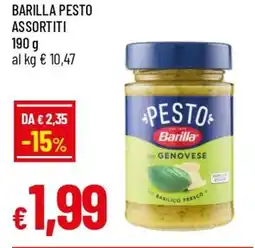 IperFamila Barilla pesto offerta