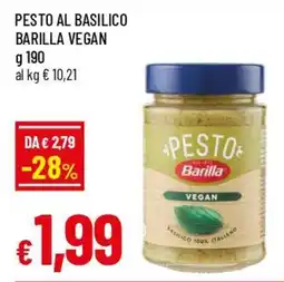 IperFamila Pesto al basilico barilla vegan offerta