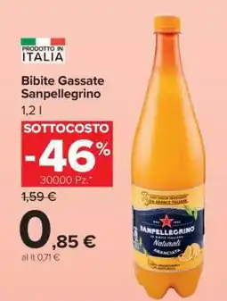 Carrefour Bibite Gassate Sanpellegrino offerta