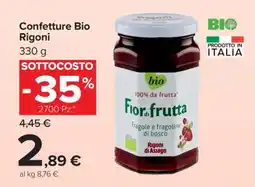 Carrefour Confetture Bio Rigoni offerta