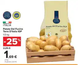 Carrefour Patate Del Fucino Terre D’Italia IGP offerta