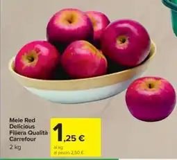 Carrefour Mele Red Delicious Filiera Qualità Carrefour offerta