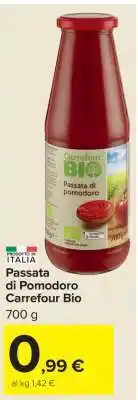 Carrefour Passata di Pomodoro Carrefour Bio offerta