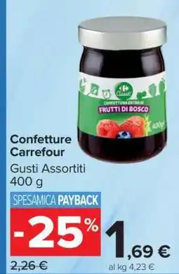 Carrefour Confetture Carrefour offerta