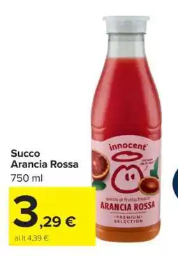 Carrefour Succo Arancia Rossa offerta