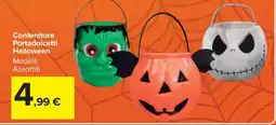 Carrefour Contenitore Portadolcetti Halloween offerta
