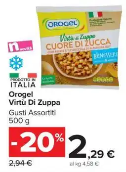 Carrefour OROGEL Virtù di Zuppa offerta