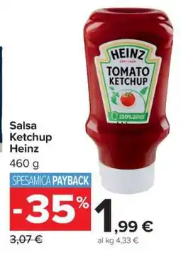 Carrefour Salsa Ketchup Heinz offerta
