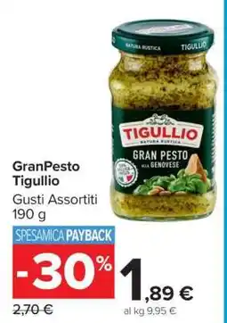 Carrefour GranPesto Tigullio offerta