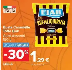 Carrefour Busta Caramelle Toffe Elah offerta