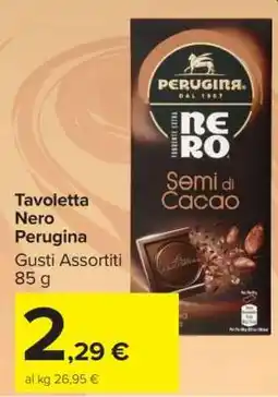 Carrefour Tavoletta Nero Perugina offerta