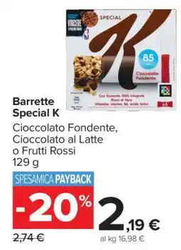 Carrefour Barrette Special K offerta