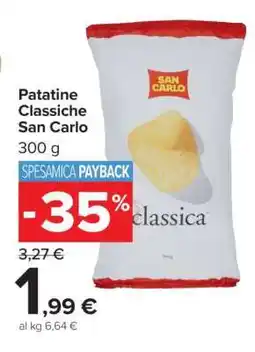 Carrefour Patatine Classiche San Carlo offerta