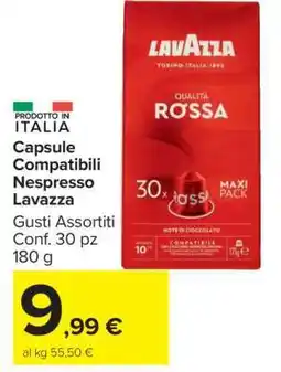 Carrefour Capsule Compatibili Nespresso Lavazza offerta