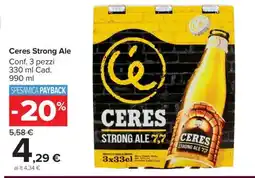 Carrefour Ceres Strong Ale offerta