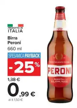 Carrefour Birra Peroni offerta