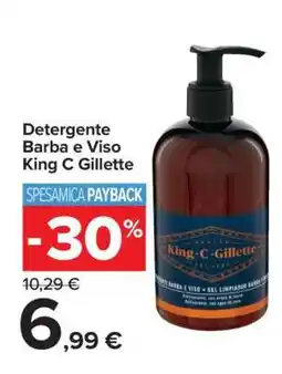 Carrefour Detergente Barba e Viso King C Gillette offerta