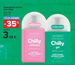 Carrefour Detergente Intimo Gel Chilly offerta