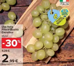 Carrefour Uva Italia Filiera Qualità Carrefour offerta