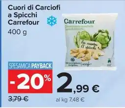 Carrefour Cuori di Carciofi a Spicchi Carrefour offerta