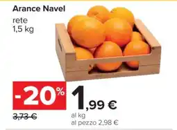 Carrefour Arance Navel offerta