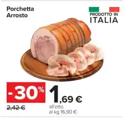Carrefour Porchetta arrosto offerta