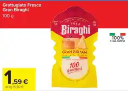 Carrefour Grattugiato Fresco Gran Biraghi offerta