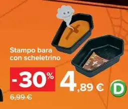 Carrefour Stampo bara con scheletrino offerta