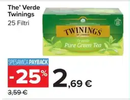 Carrefour The’ Verde Twinings offerta