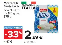 Carrefour MOZZARELLA SANTA LUCIA offerta
