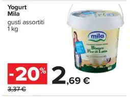 Carrefour YOGURT MILA offerta