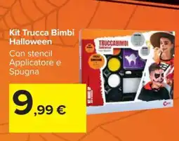 Carrefour Kit Trucca Bimbi Halloween offerta