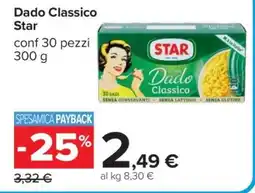 Carrefour DADO CLASSICO STAR offerta