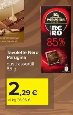 Carrefour Tavolette Nero Perugina offerta