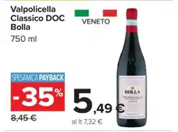 Carrefour Valpolicella Classico DOC Bolla offerta