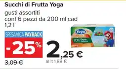 Carrefour Succhi di Frutta Yoga offerta