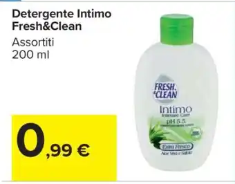 Carrefour DETERGENTE INTIMO FRESH & CLEAN offerta