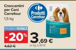 Carrefour Croccantini per Cani Carrefour offerta
