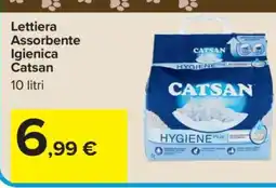 Carrefour Lettiera Assorbente Igienica Catsan offerta