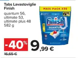 Carrefour Tabs Lavastoviglie Finish offerta
