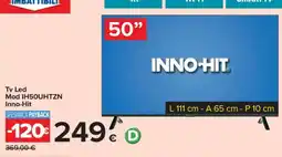 Carrefour Tv Led Mod IH50UHTZN Inno-Hit offerta