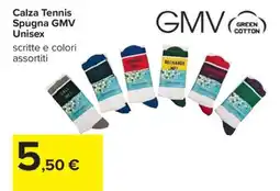 Carrefour Calza Tennis Spugna GMV Unisex offerta