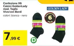 Carrefour Confezione X6 Calzini GoldenLady offerta