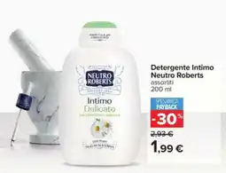 Carrefour DETERGENTE INTIMO NEUTRO ROBERTS offerta