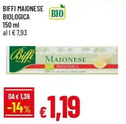 IperFamila Biffi maionese biologica offerta