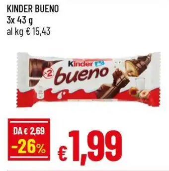 IperFamila Kinder bueno offerta